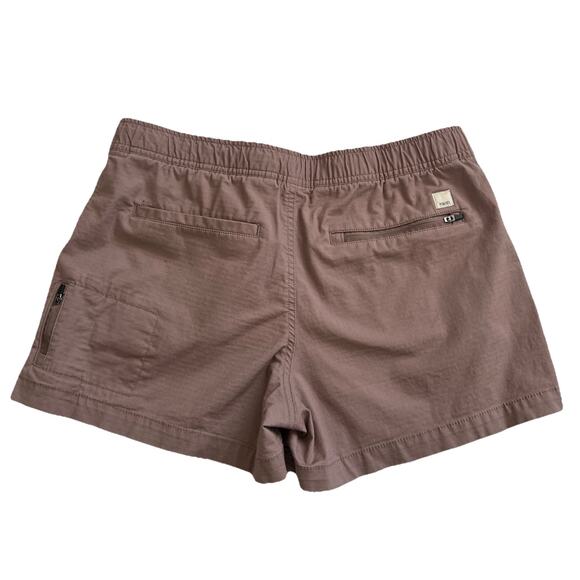 Vuori Ripstop Shorts Womens Medium Mauve Organic Cotton Pockets Outdoors Hiking - Picture 2 of 11